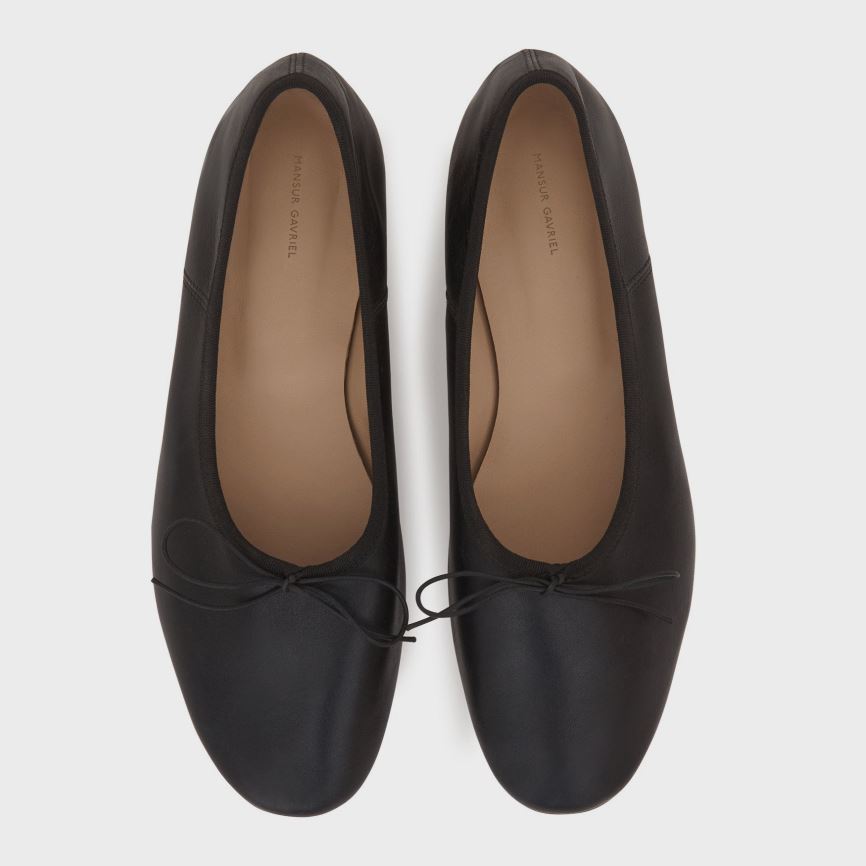 Women's Mansur Gavriel Dream Ballerina Ballet Flats Black | AU 5412GN